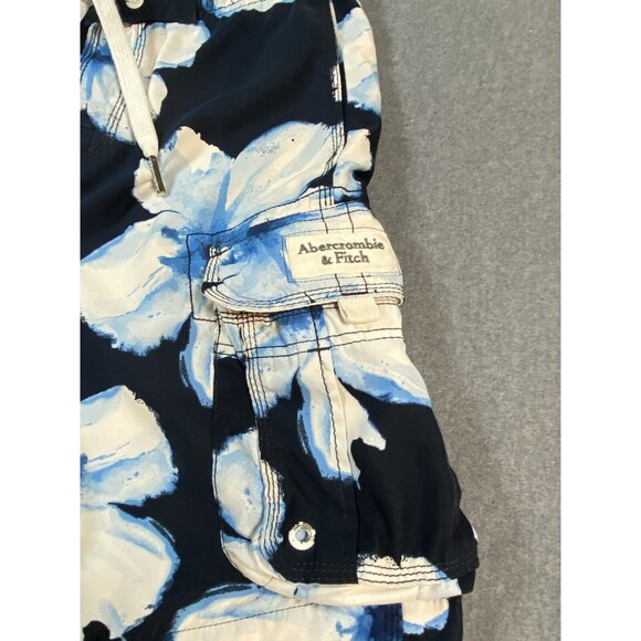 Vintage Abercrombie & Fitch Mens Board Shorts Swim Trunks Size Small - Picture 12 of 14